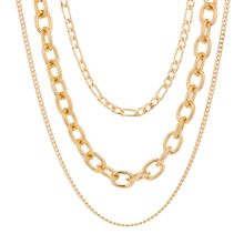 Многослойное колье под золото (арт. 83264-9)