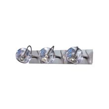 Odeon Light 1429 3W BOLLA ODL09 194 матовый никель   прозрачный GU10 3x50W