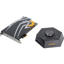 Звуковая карта  ASUS STRIX RAID PRO (RTL) PCI-Ex1 (Analog 1in 5out, S PDIF out, 24Bit 192kHz)