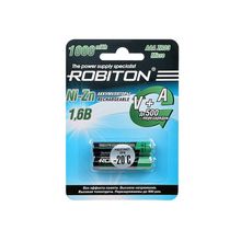 Аккумулятор ROBITON 1000NZAAA-2 Ni-Zn AAA 1000мВтч,  550мАч BL2