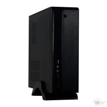 EXEGATE EX268689RUS Корпус MiniITX  MI-207 Black, miniITX mATX, <M350, 80mm>, 2 USB, Audio