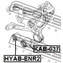 Сайлентблок Цапфы Нижний | Зад Прав Лев | Hyundai I30 12 (Czech Plant-Eur) (2012-2015) [Eur] Febest арт. KAB037