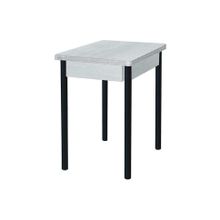Система Мебели Глайдер стол обеденный   бетон белый черный
