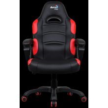 Кресло для геймера Aerocool AC80C AIR-BR , черно-красное, с перфорацией