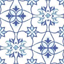 Savoia Vietri Blu Mix Decori 22x22 см