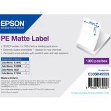 EPSON C33S045553 бумага перфорированная матовая (203 x 152 мм) 109 г м2, 1000 этикеток