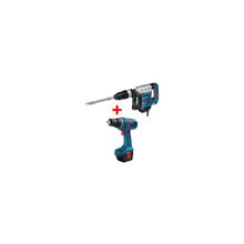 Отбойный молоток Bosch GSH 5 CE + Аккумуляторная дрель-шуруповёрт GSR 12-2 (0.615.990.524)