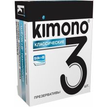 Классические презервативы KIMONO - 3 шт. (210903)
