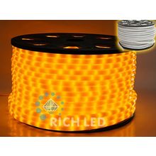 Rich LED RL-DL-2WHM-100-240-Y Дюралайт, 50 м, молочный, желтый, 220 В, пост свечение