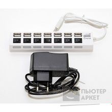 5bites HB27-203PWH Концентратор 7 USB2.0 БП 5В-2А 1M WHITE