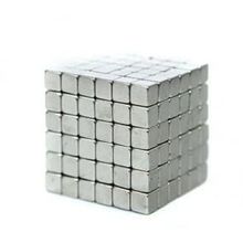 Магнитная головоломка - конструктор (кубик 4мм) серебро