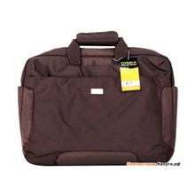 Сумка для ноутбука Jet.A LB15-17 до 15,6 (Коричневый, качественный Gucci-нейлон, современный дизайн, съемный ремень, SIZE 410*90*310мм)