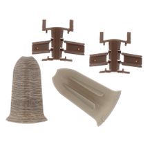 ЛИДЕР Комфорт 62 угол внешний дуб деревенский  (2шт)   ЛИДЕР Комфорт 62 угол внешний дуб деревенский  (2шт)