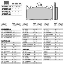 BREMBO Тормозные колодки BREMBO 07KA13SA