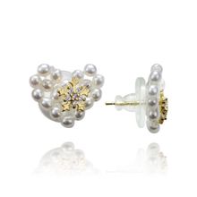 Серьги-гвоздики "Сердце" (арт. 80844-7)