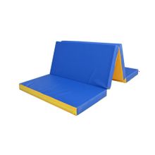 KMS-sport № 5 100x200x10 см складной сине-желтый