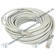 Патч-корд Cross UTP 5e кат. с разъемами RJ-45, 26AWG 0.40мм, CCAW (15м) [87985]