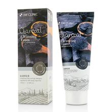 Пенка для умывания с древесным углём 3W Clinic Charcoal Foam Cleansing 100мл