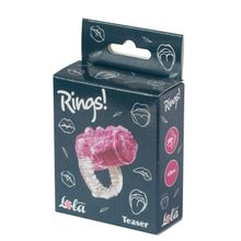 Lola toys Розовая насадка на язык Rings Teaser