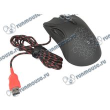 Оптическая мышь A4Tech "Bloody A9", 7кн.+скр., черно-красный, с рисунком (USB) (ret) [125859]