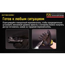 NiteCore Подствольный фонарь NiteCore P26, c плавной регулировкой яркости