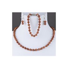 Бусики-Колечки Комплект Авантюрин "Классика 8" арт. КМП189