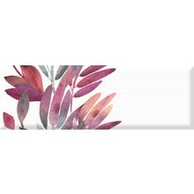 Керамическая плитка Absolut keramika Aure Decor Savage Flowers Berenjena 01 декор 15х45