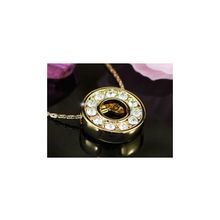 Подвеска Круг с кристаллами Swarovski