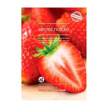 Маска для лица тонизирующая с клубникой Secret Nature Strawberry Mask Sheet Tone Up 5шт