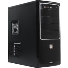 Корпус Miditower Exegate    UN-614    Black ATX 400W (24+4пин)    EX261437RUS