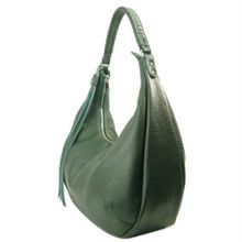 Studio KSK Женская сумка из темно-зеленой кожи 3365
