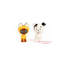 Союзмультфильм Пластизоль котенок Гаф и щенок Шарик (B-334-063)