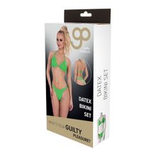 Blush Novelties Комплект бикини из датекса Datex Bikini Set (M   зеленый)