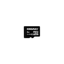 Флеш карта microSDHC 8Gb Class6 Kingmax, черный