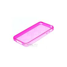 Силиконовая накладка для iPhone 4 4S вид №28 pink