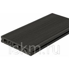 Террасная доска декинг из ДПК Вечное Дерево Антрацит