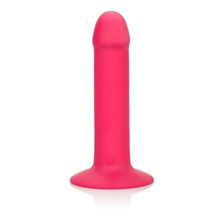 California Exotic Novelties Розовый перезаряжаемый фаллоимитатор Luxe Touch-Sensitive Vibrator - 16,5 см. (розовый)