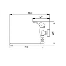 Raiber Смеситель для ванны Zenta R9002