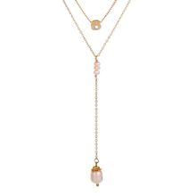 Многослойное колье с барочным жемчугом (арт. 80242-4)