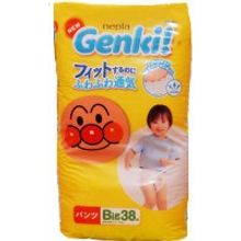 Одноразовые трусики «Genki» (Генки для внутреннего рынка Японии ) 12-17 кг (38 шт)
