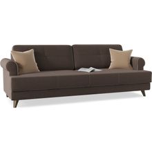 Диван прямой Мирта (Милфорд) Choco еврокнижка