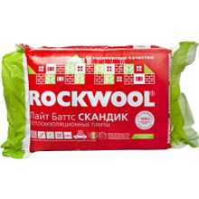 Rockwool Лайт Баттс Скандик 0.6 м*0.8 м 50 мм