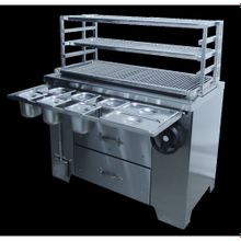 Мангал угольный многофункциональный GRILL MASTER УММ 2 (ROBATA L1200) 11314