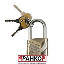 Замок FIT навесной, "Диско" 50 мм, бронза   67045