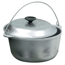 Котелок литой походный с крышкой