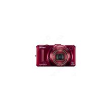 Фотокамера цифровая Nikon CoolPix S9300. Цвет: красный