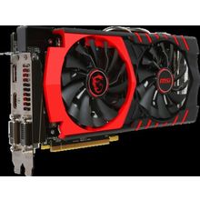 Видеокарта 4096МБ, MSI R9 380 GAMING 4G, R9 380, 2xDVI, HDMI, DP, GDDR5, 256-бит, Retail