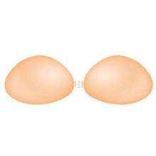 Силиконовый бюстгальтер без бретелей INVISIBLE BRA SILICONE 90C телесный