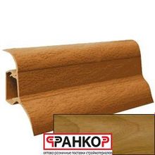 Плинтус с мягким краем 2,5 м  шт. (цвет 125 орех грецкий) (45 шт. уп.) Ecoline