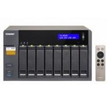 Сетевой накопитель qnap ts-853a-8g Сетевой raid-накопитель, 8 отсеков для hdd, hdmi-порт. Четырехъядерный intel celeron n3150 1,6 ГГц